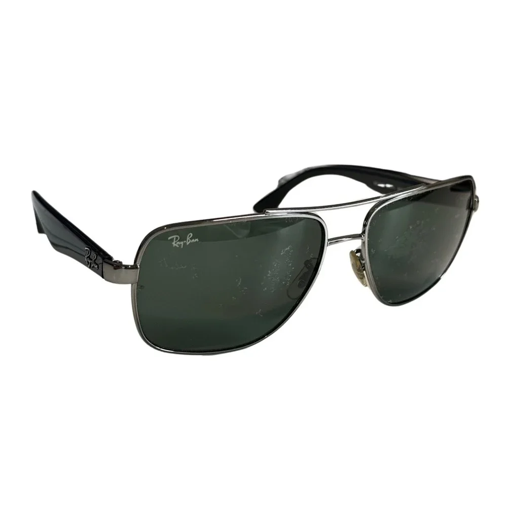 Ray-Ban Sunglasses Men Double Brow Bar Classic 60mm Metal RB3483 Gunmetal